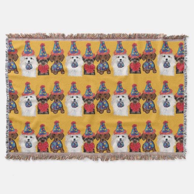 Yorkie Poo  Throw Blanket (Front)