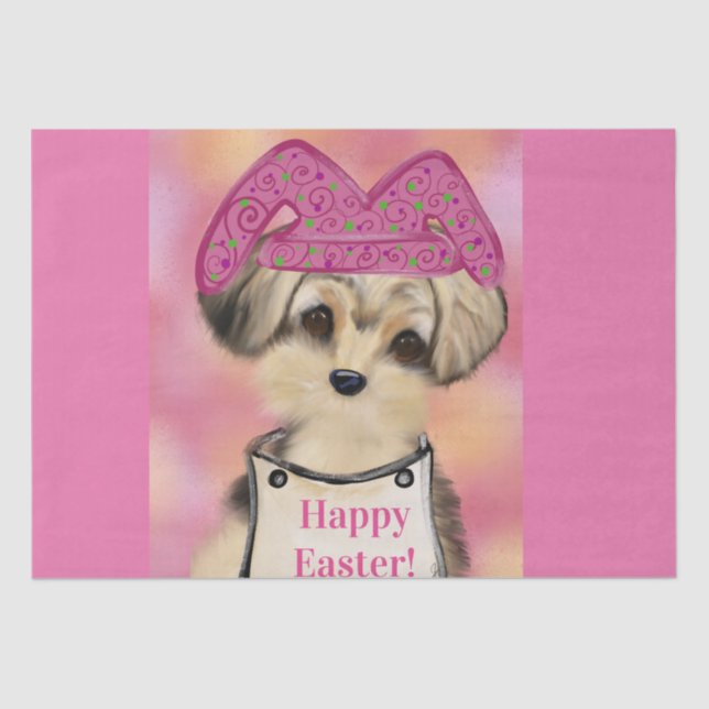 Yorkie Poo     Tissue Paper (Front)