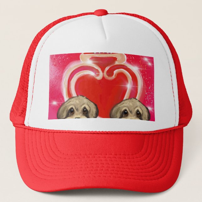 Yorkie Poo Trucker Hat (Front)