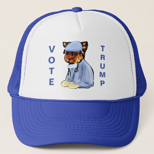 Yorkie Poo Trucker Hat (Front)