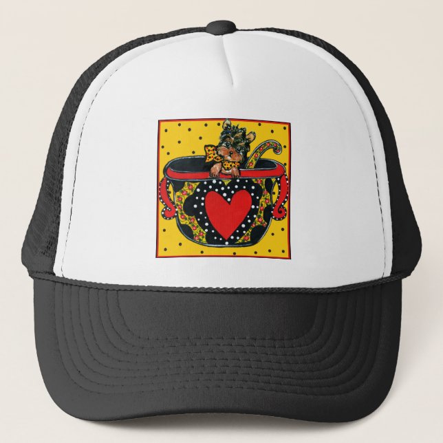 Yorkie Poo Trucker Hat (Front)