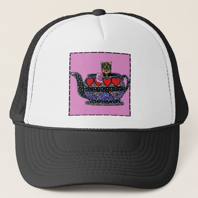 Yorkie Poo Trucker Hat (Front)