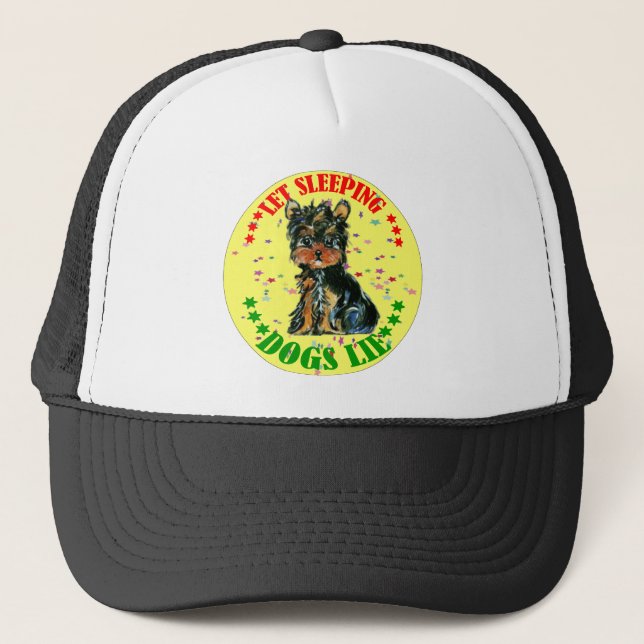 YORKIE POO TRUCKER HAT (Front)