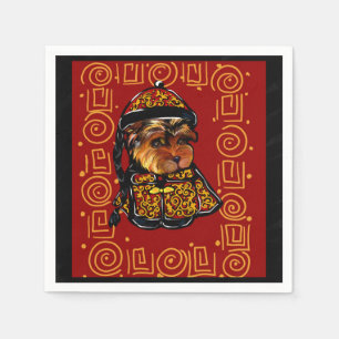 Yorkie Poo - Year of the Dog Napkin