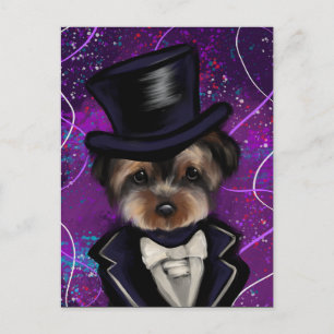 YORKIE POSTCARD
