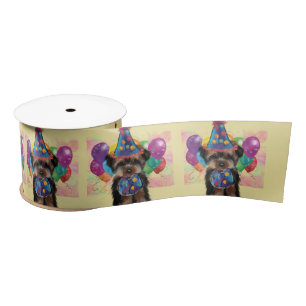 YORKIE SATIN RIBBON