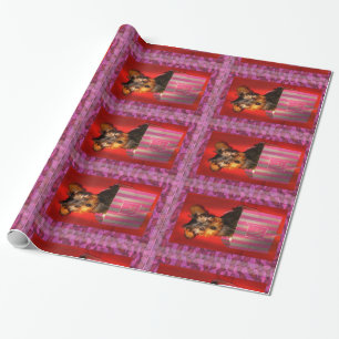 Yorkie Shopper Wrapping Paper