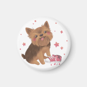 Yorkie the Cutest Trouble Maker Magnet