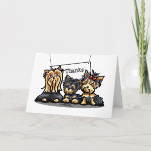 Yorkie Trio Thank You