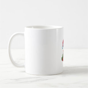 Yorkie Xmas Lighting Santa Hat Yorkie Dog Christma Coffee Mug