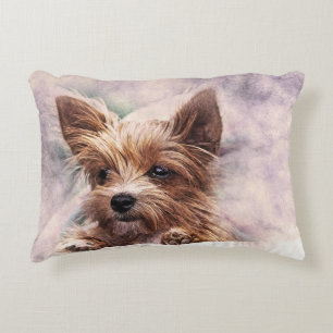 Yorkie Yorkshire Terrier Dog Puppy Pet Pillow