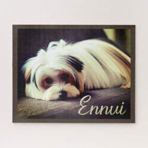 Yorkie, Yorkshire Terrier, Experiencing Ennui Jigsaw Puzzle