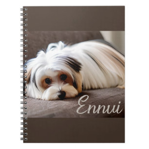 Yorkie, Yorkshire Terrier, Experiencing Ennui Notebook