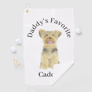 Yorkie Yorkshire Terrier Golf Towel