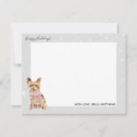Yorkie Yorkshire Terrier Holiday Christmas