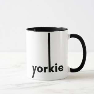 Yorkie Yorkshire Terrier Simple Dog Lover & Owner Mug