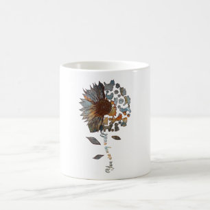 Yorkie You Are My World Sunflower Graphic Yorkie Coffee Mug