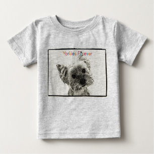 Yorkies Forever Infant Organic Creeper