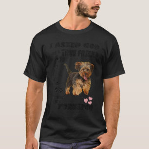 Yorkipoo Dog Quote Mom Yorkiepoo Dad Cute Yorkie P T-Shirt