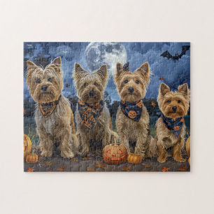 Yorkipoo Halloween Spooky  Jigsaw Puzzle