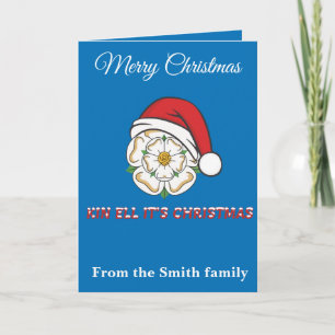 Yorkshire Christmas Kin Ell Its Christmas Card
