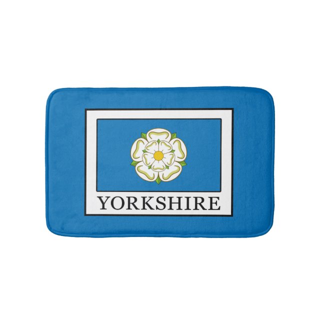 Yorkshire County England Bath Mat (Front)