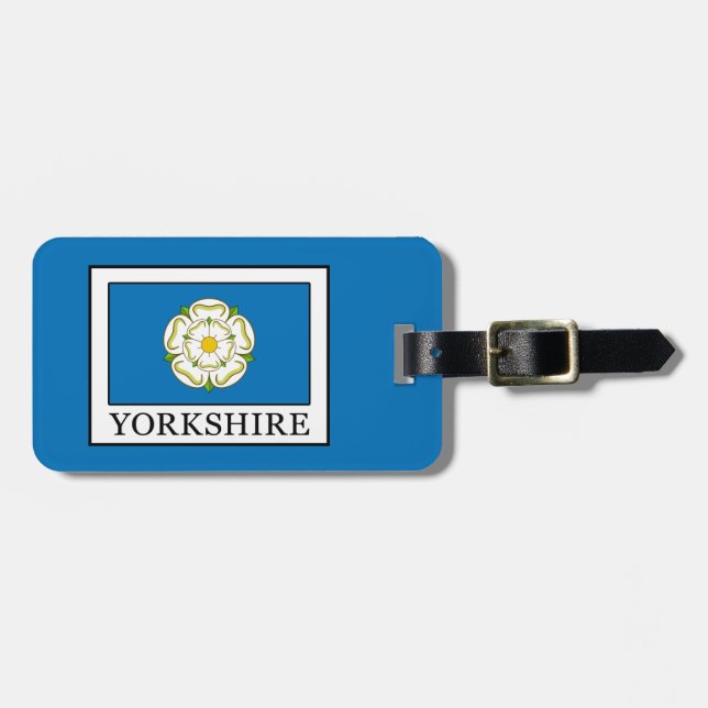 Yorkshire County England Luggage Tag (Front Horizontal)