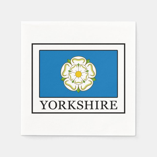 Yorkshire County England Napkin (Front)
