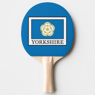 Yorkshire County England Ping Pong Paddle