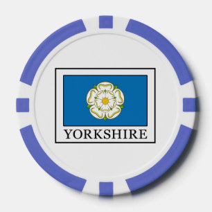 Yorkshire County England Poker Chips