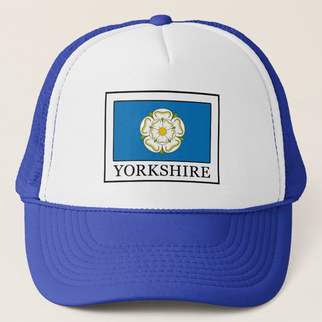 Yorkshire County England Trucker Hat (Front)