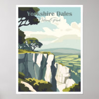 Yorkshire Dales Artwork Travel Place illustration