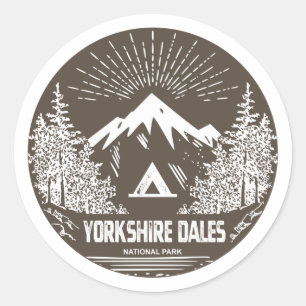 Yorkshire Dales National Park Classic Round Sticker