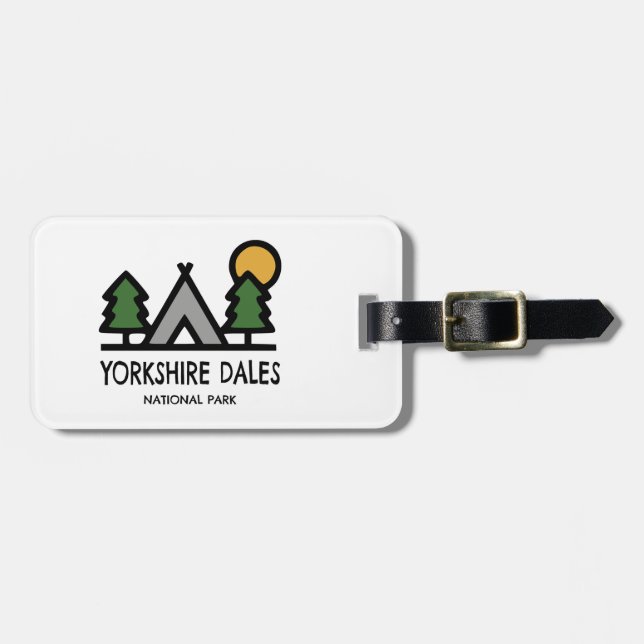Yorkshire Dales National Park Luggage Tag (Front Horizontal)