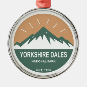 Yorkshire Dales National Park Metal Ornament