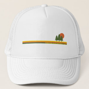 Yorkshire Dales National Park Pine Trees Sun Trucker Hat