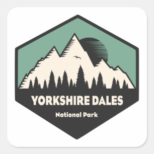 Yorkshire Dales National Park Square Sticker