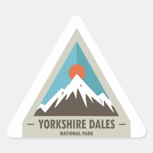 Yorkshire Dales National Park Triangle Sticker