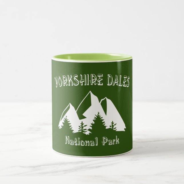 Yorkshire Dales National Park Two-Tone Coffee Mug (Center)