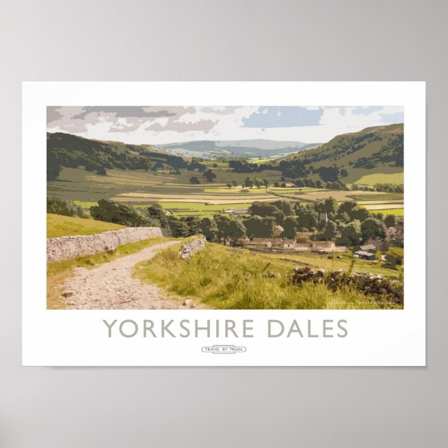 Yorkshire Dales Railway Poster (Front)