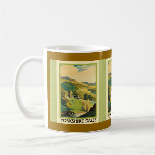 Yorkshire Dales Travel Poster Coffee Mug