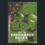 Yorkshire Dales vintage style travel poster Canvas<br><div class="desc">Yorkshire Dales vintage style travel poster. Visit the Yorkshire Dales UK.</div>