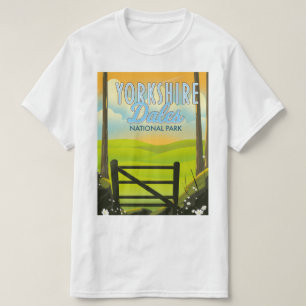 Yorkshire dales vintage travel poster T-Shirt