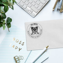 Yorkshire Dog Return Address Family