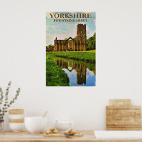 Yorkshire, Fountains Abbey,