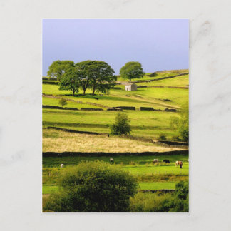 Yorkshire landscape postcard