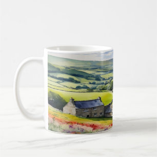 "Yorkshire Meadowsong" Landscape Yorkshire Dales Coffee Mug