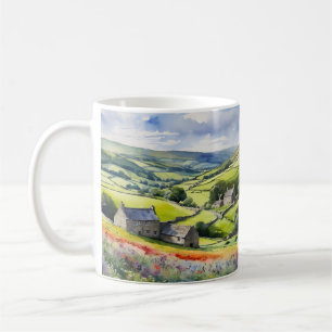 "Yorkshire Meadowsong" Landscape Yorkshire Dales Coffee Mug