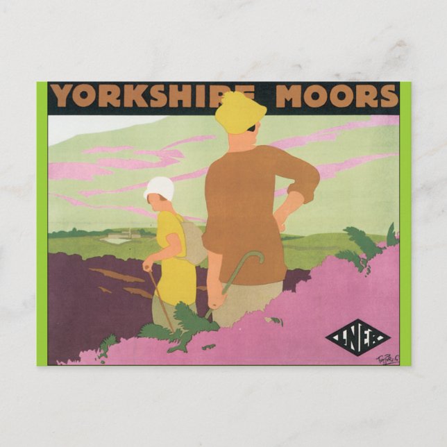 Yorkshire Moors Postcard (Front)