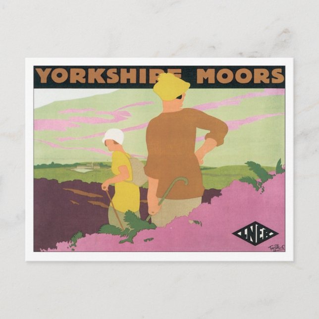Yorkshire Moors Postcard (Front)